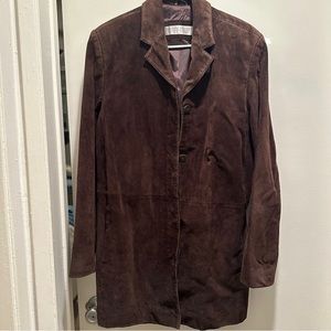 Vintage Leather Suede Coat